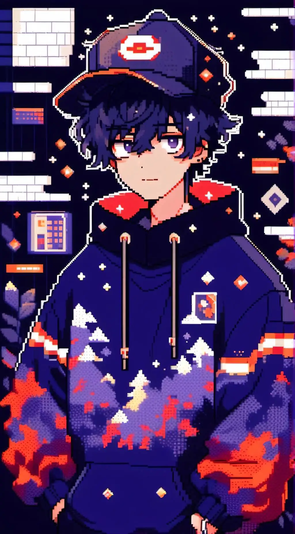 ai character: × Goth Stan × background