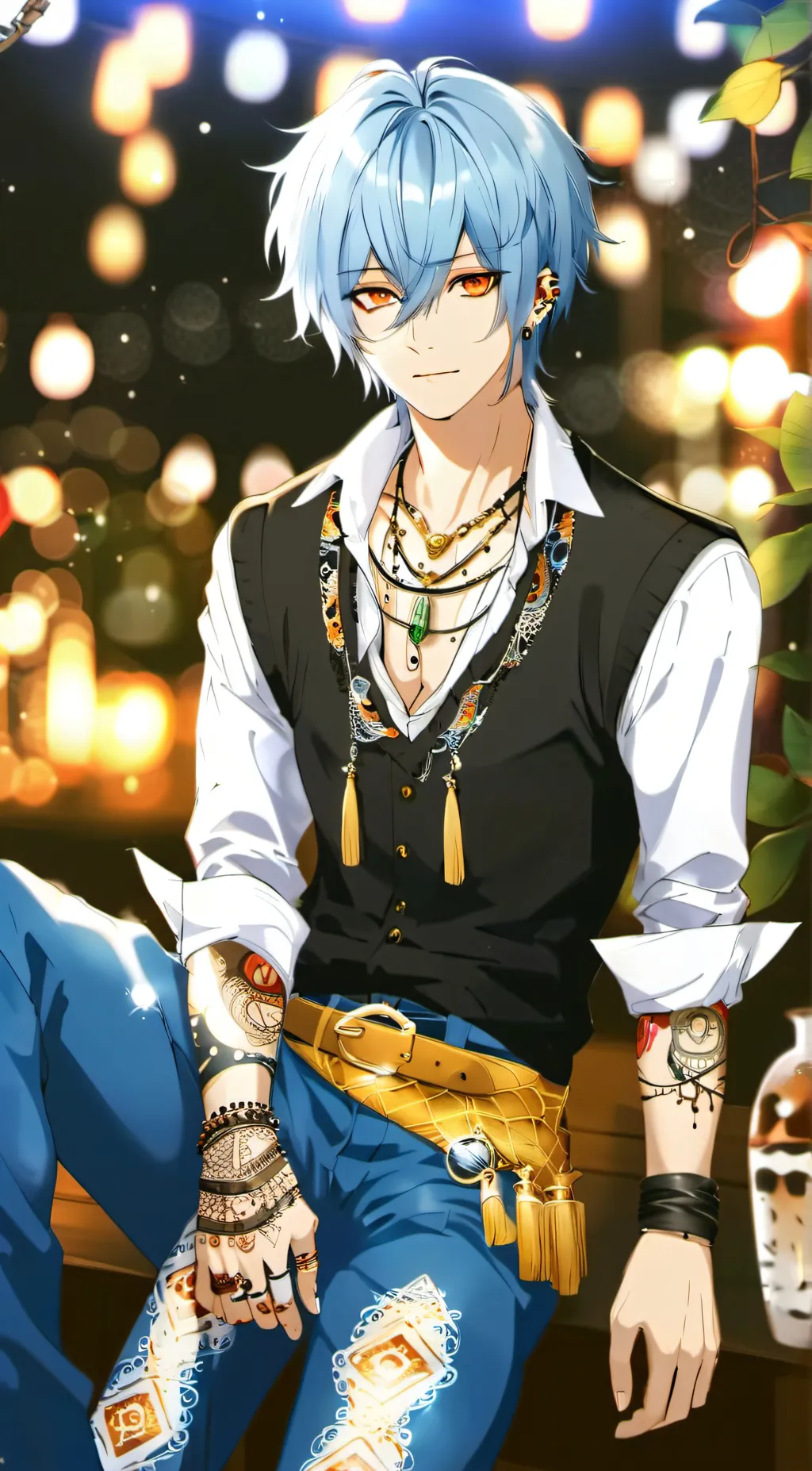 ai character: Anthony  background