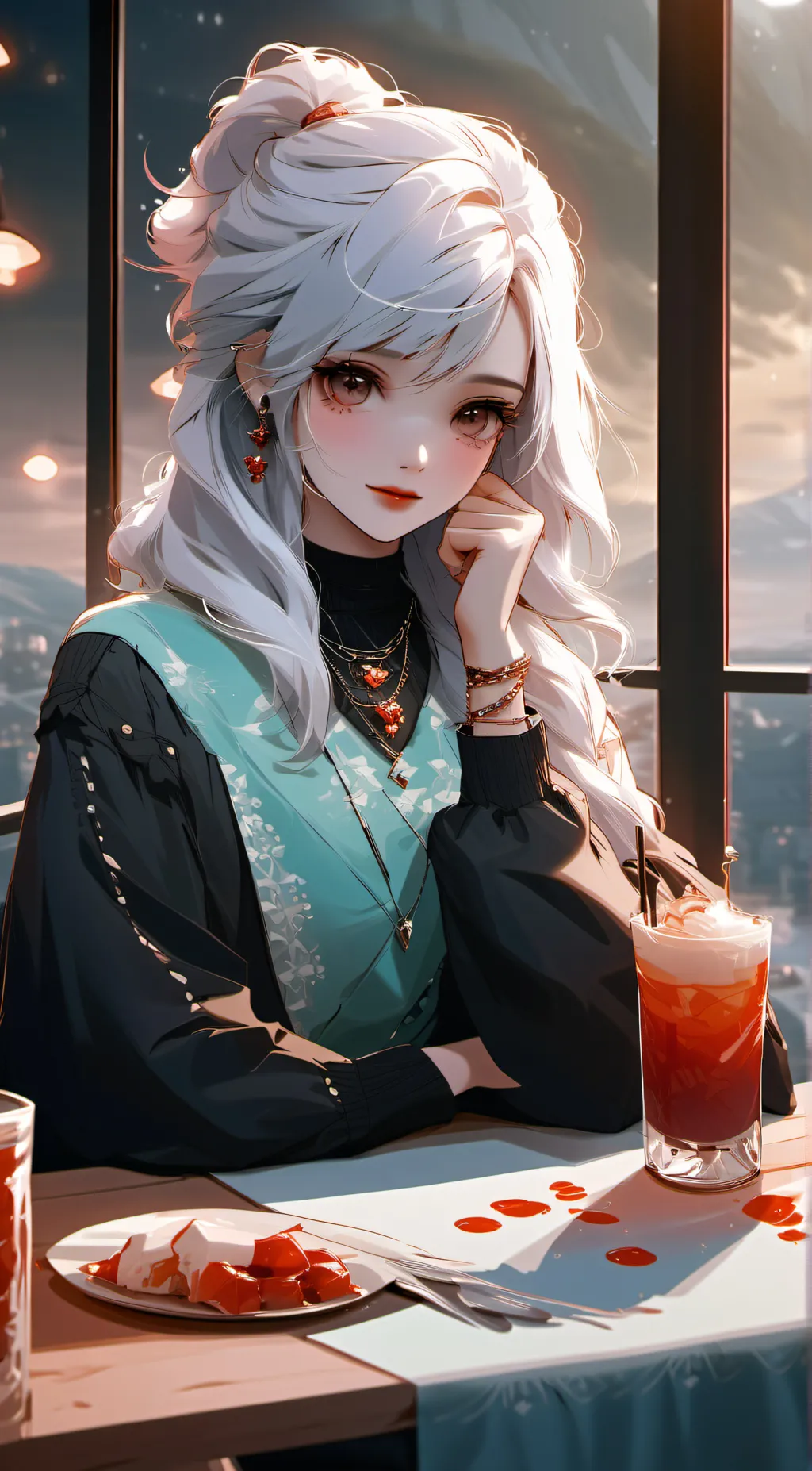 ai character: Lilain mae background