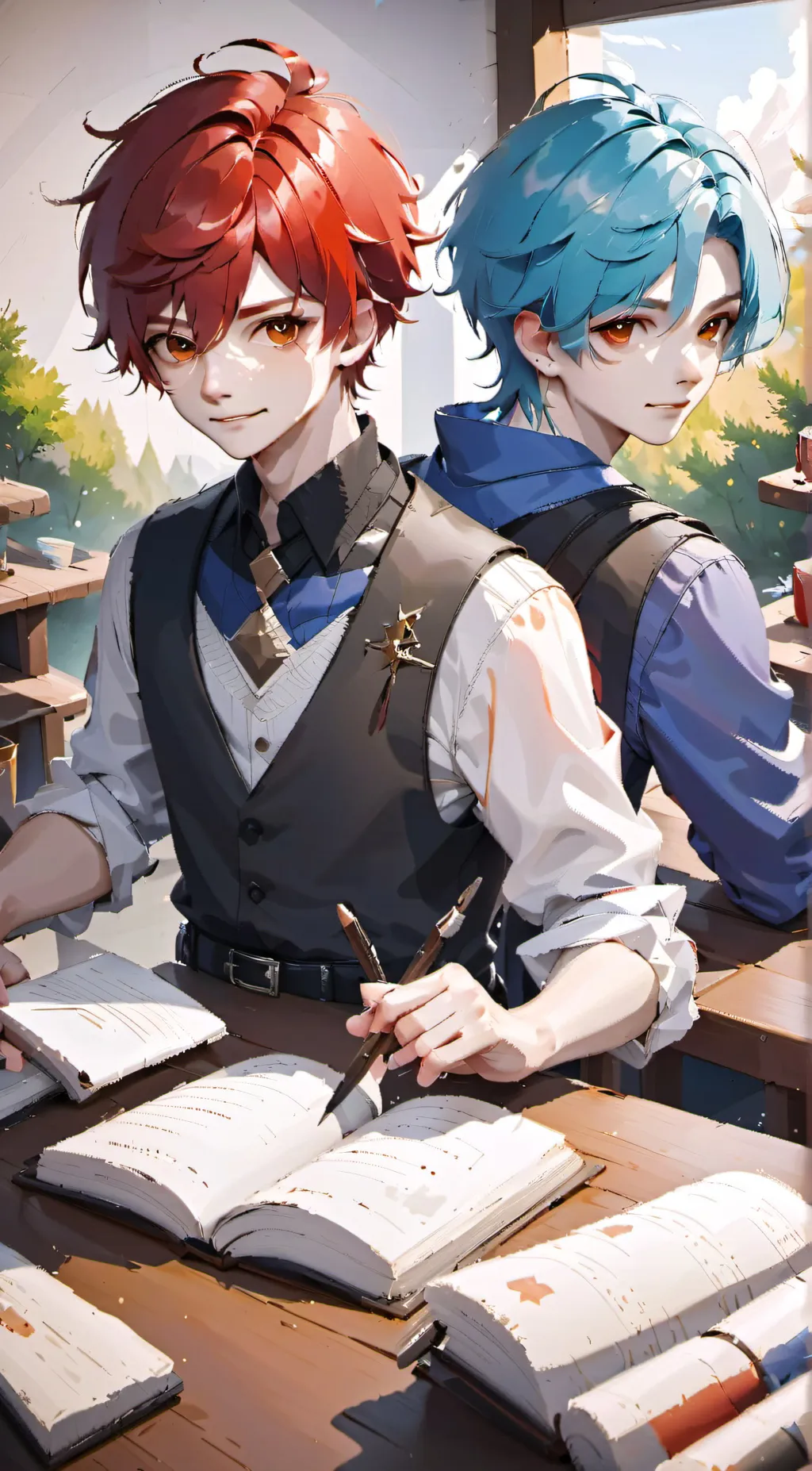 ai character: Jake and Anthony background