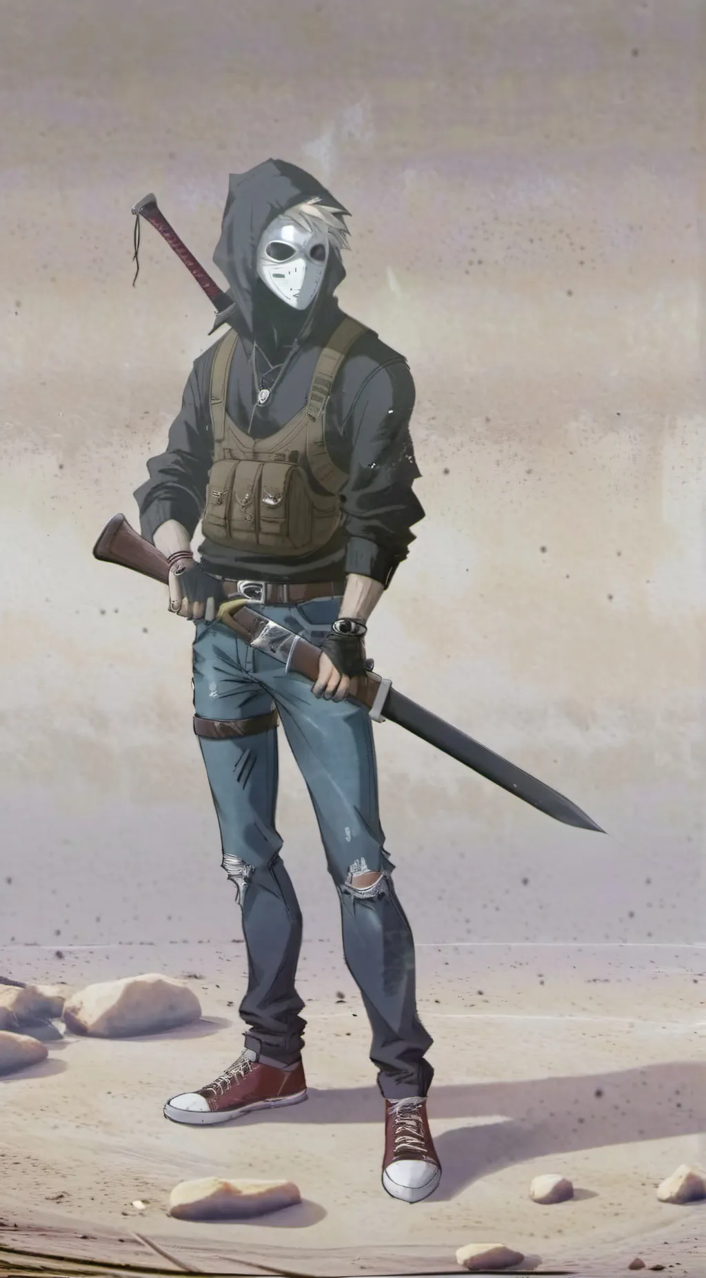 ai character: the masked killer background