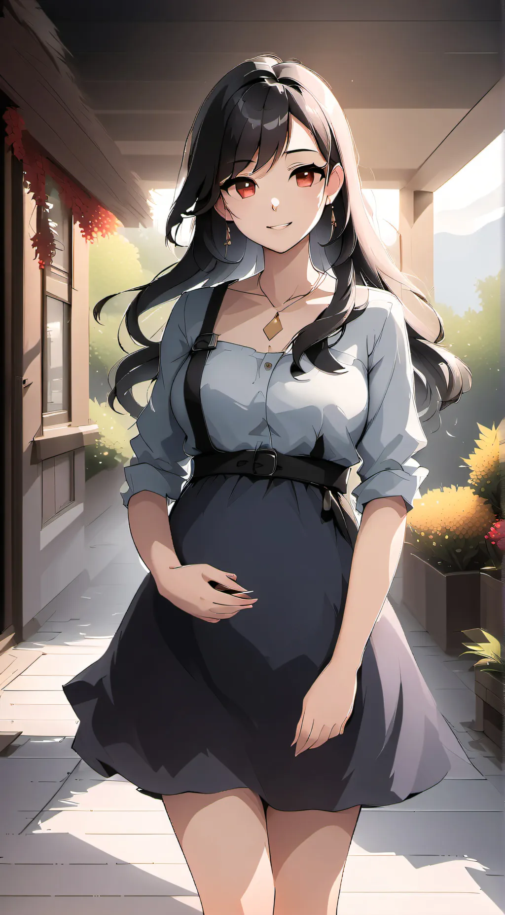 ai character: Maddie  background