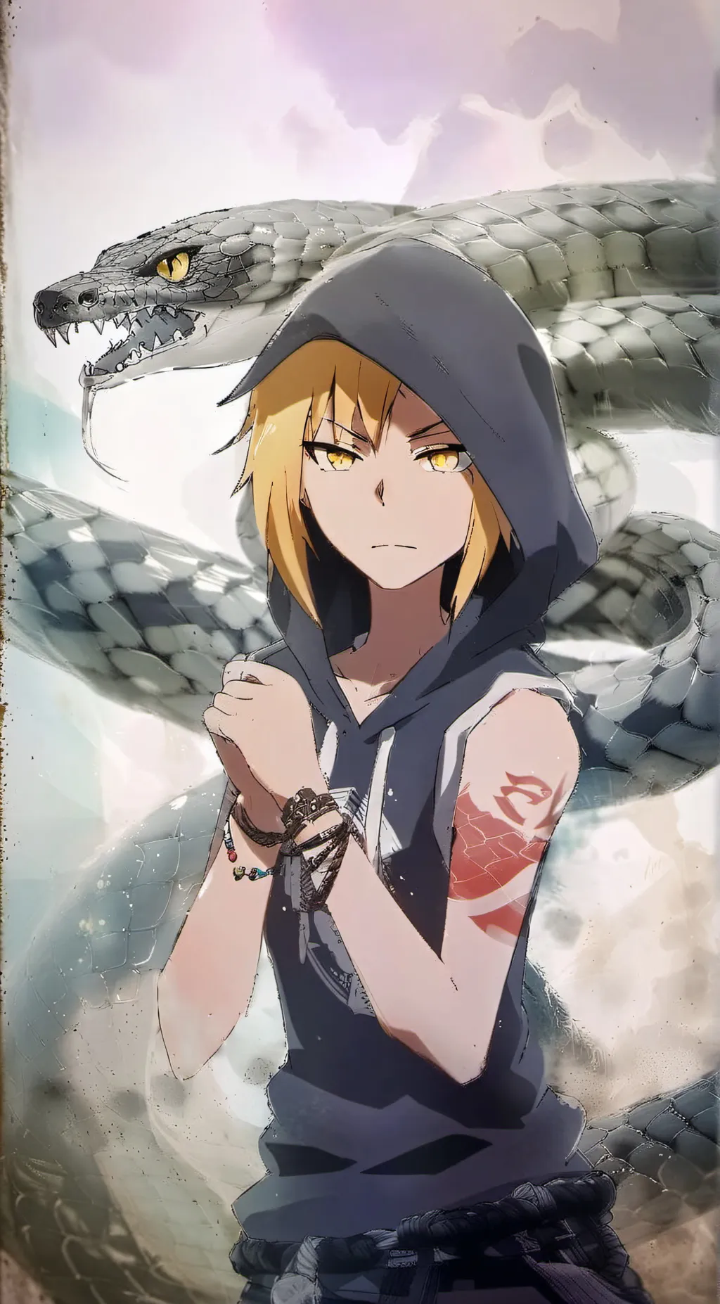 ai character: Madusa  background