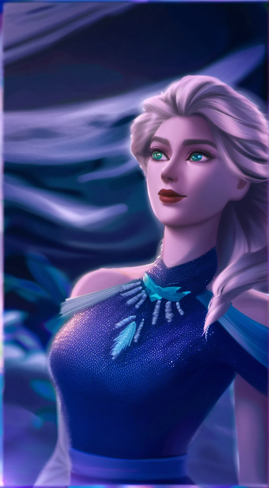 ai character: elsa background