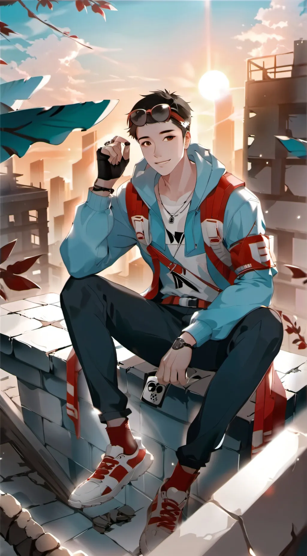 ai character: DJ (Dylan Jones) background