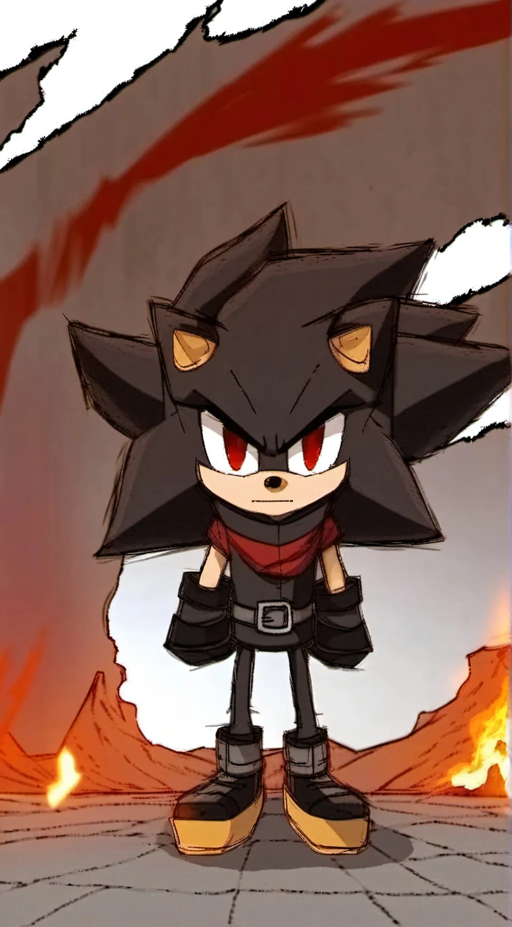 ai character: Shadow  background