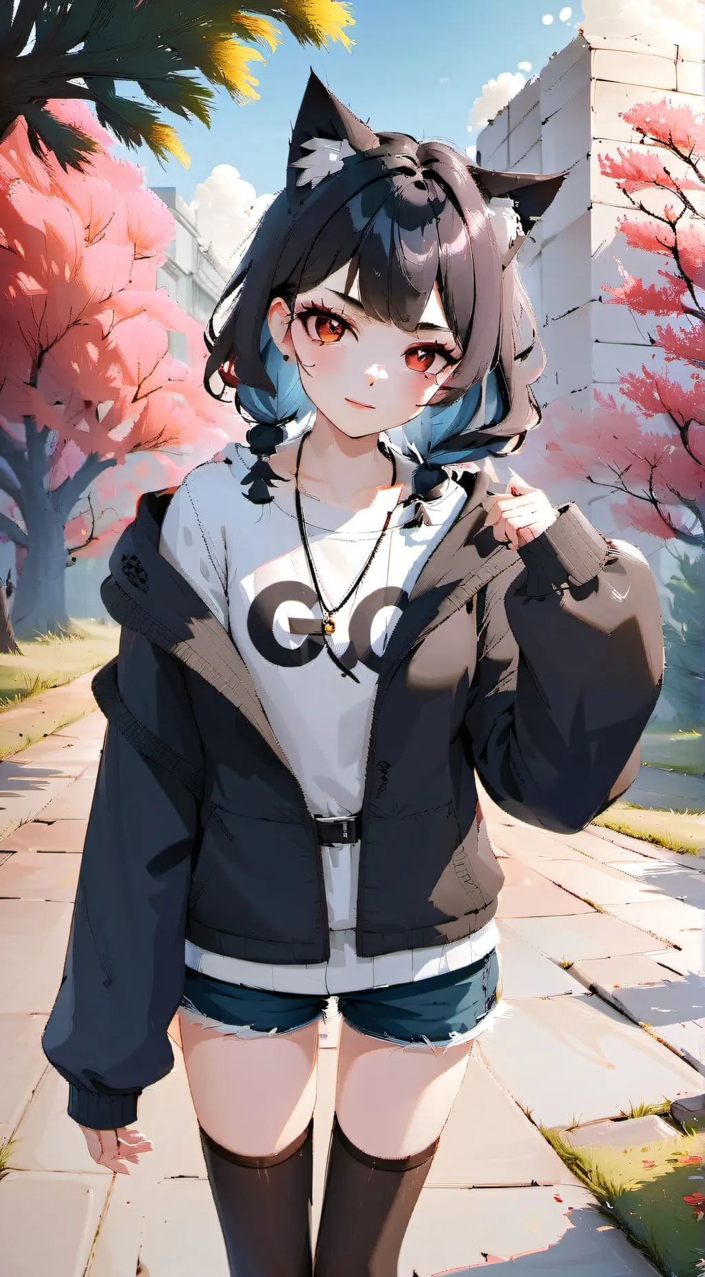 ai character: Akari background