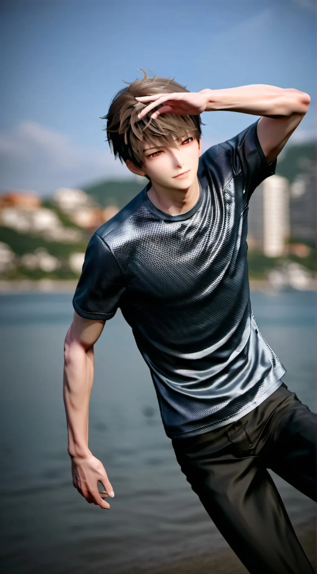 ai character: peppa pig background