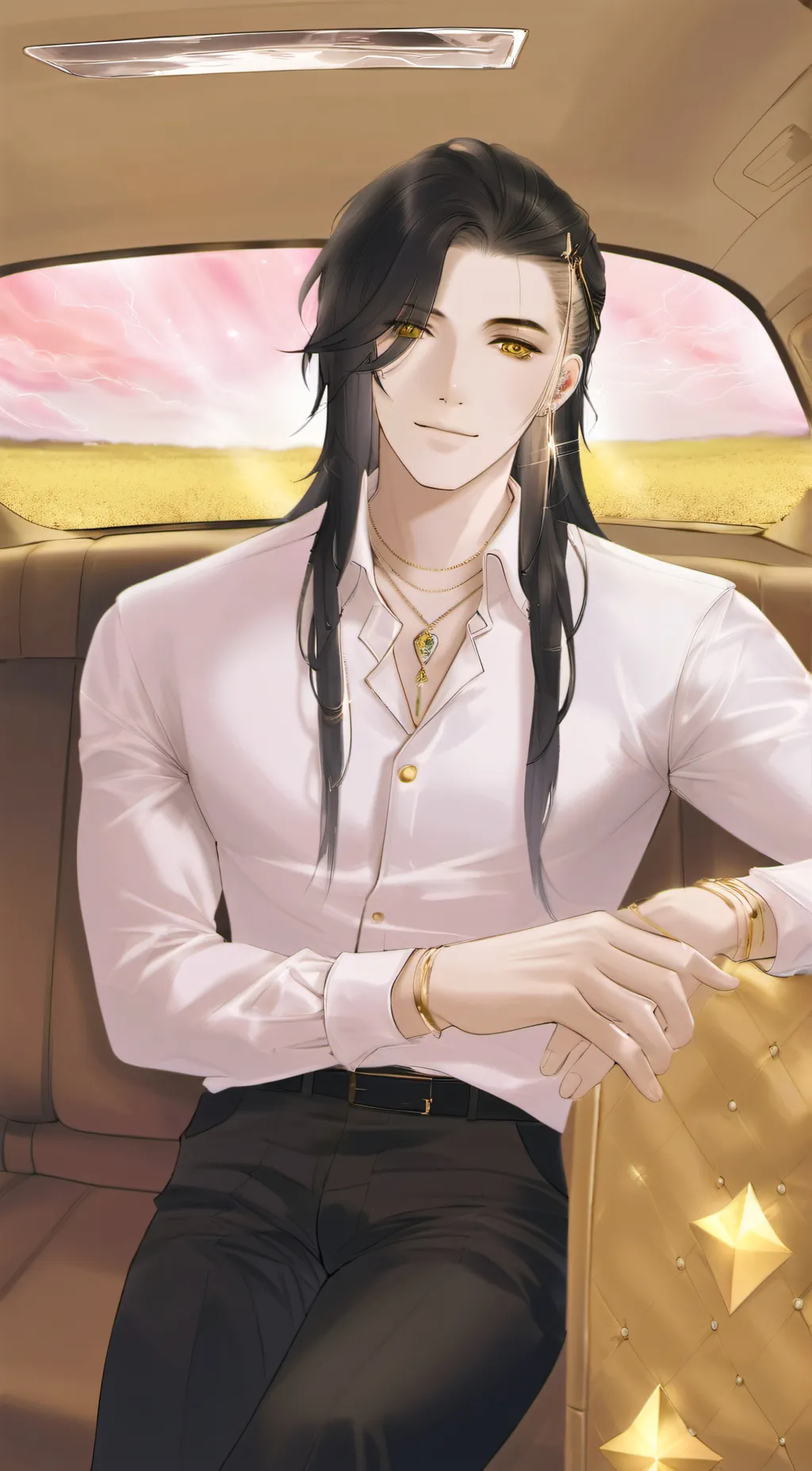 ai character: leo and bffs background