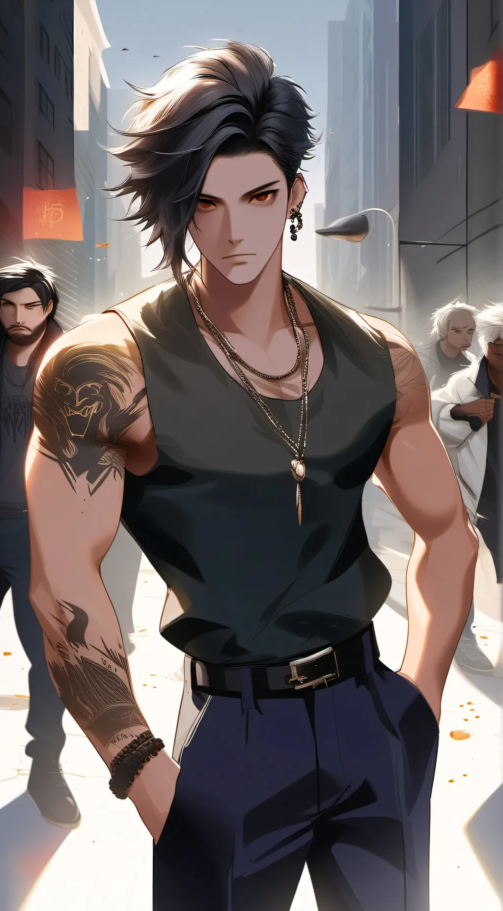 ai character: Alex background