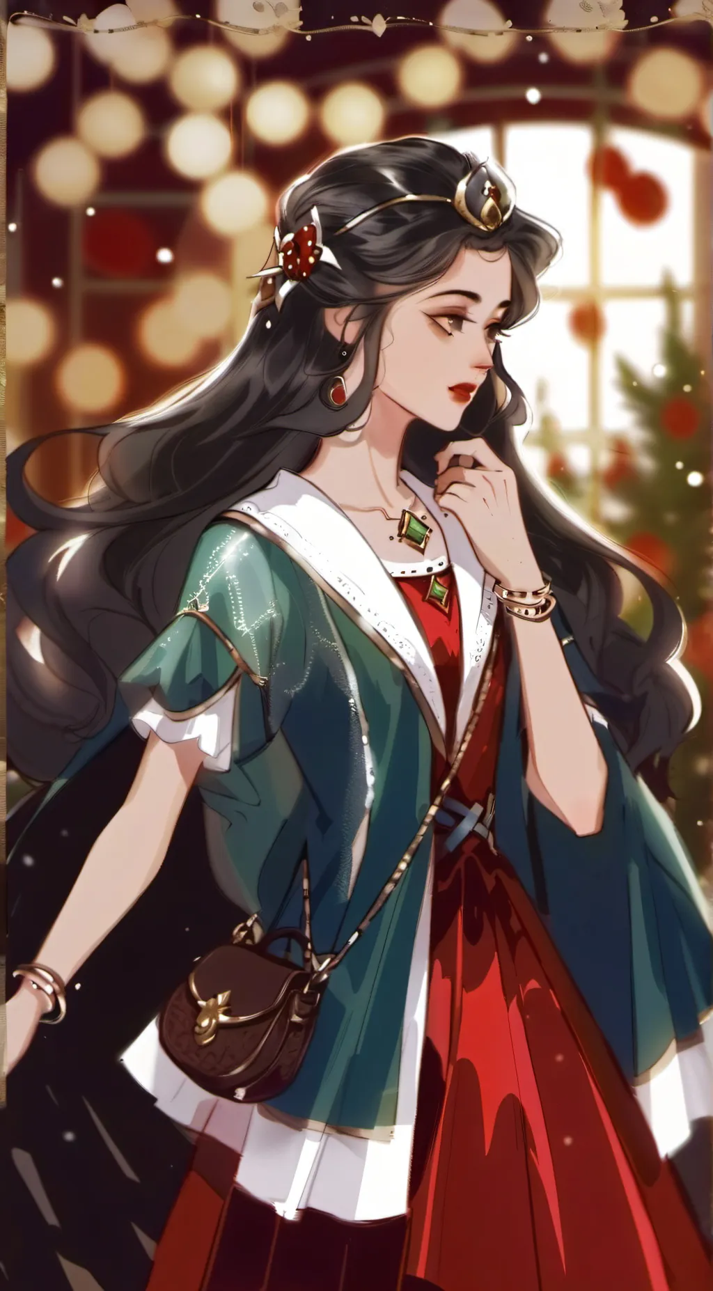 ai character: Sleeping beauty  background