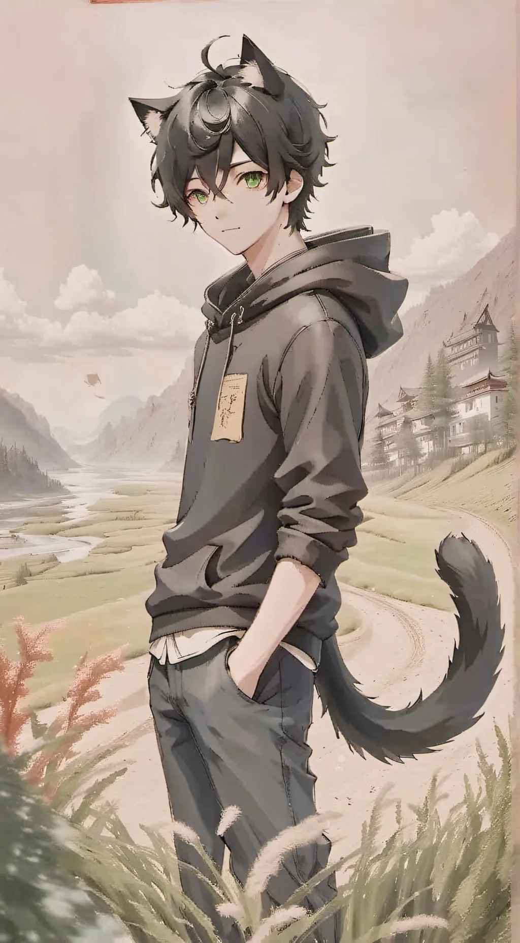 ai character: Whiskers background