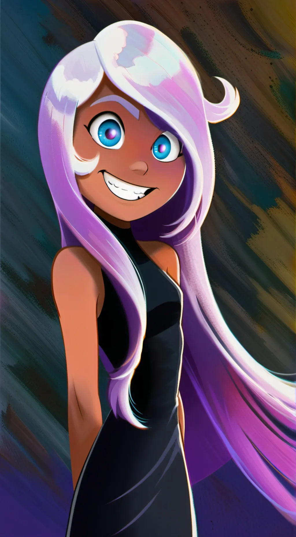 ai character: Amethyst background