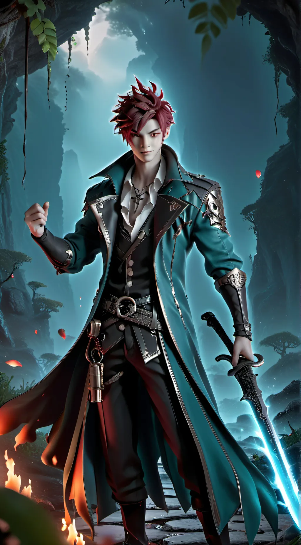 ai character: matin  background