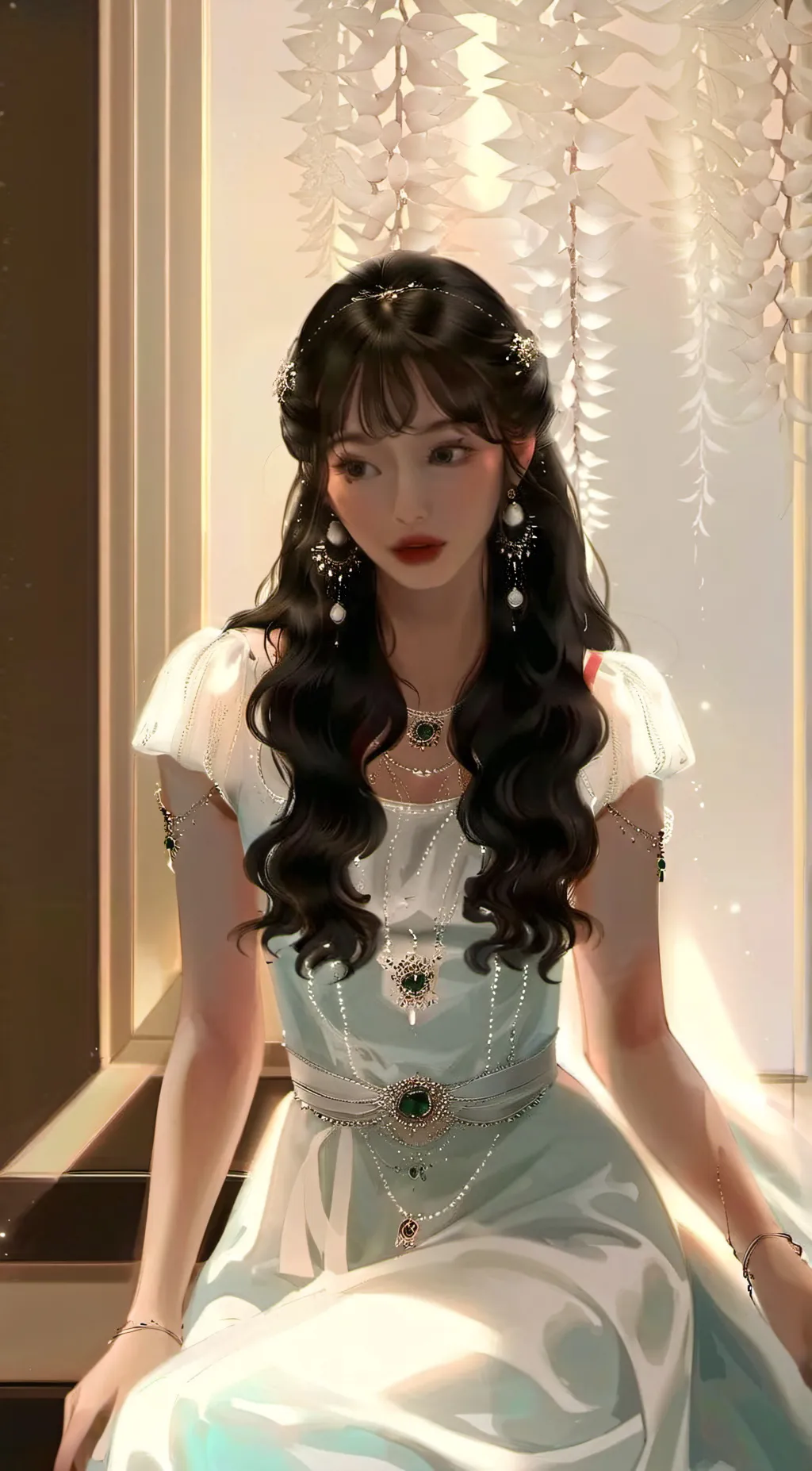 ai character: Wonyoung background