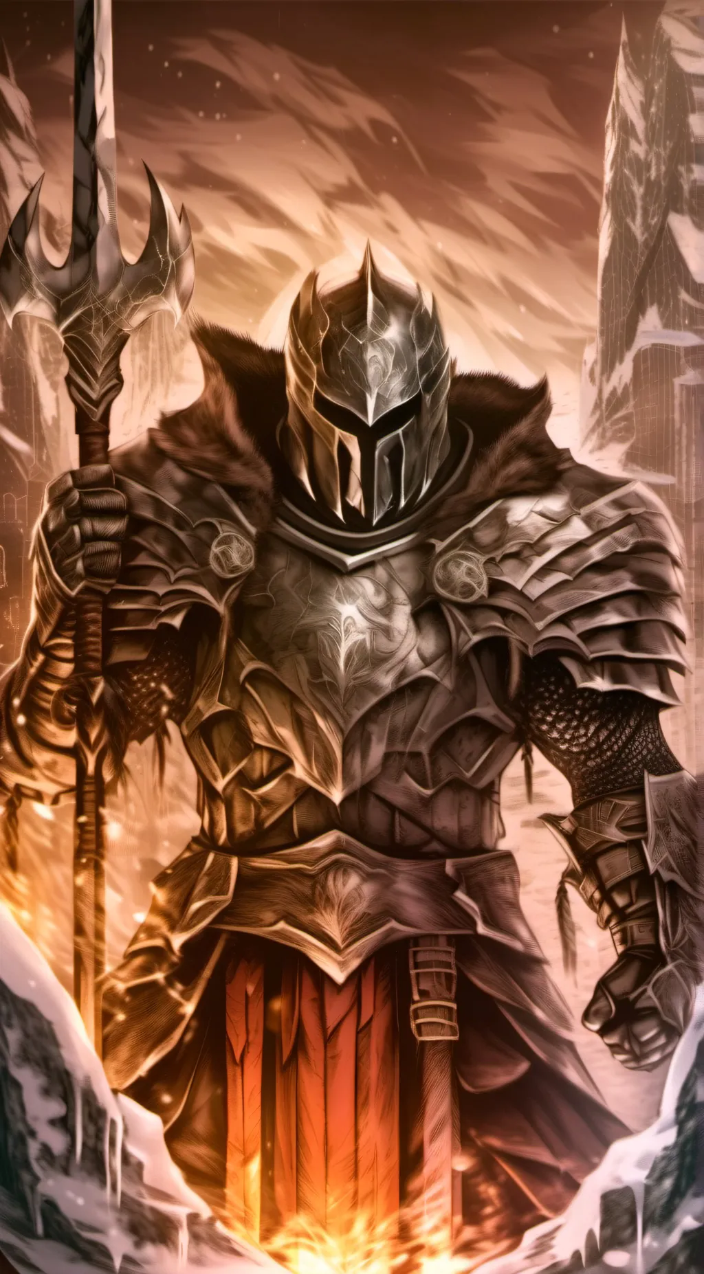 ai character: Fimbulwinter  background