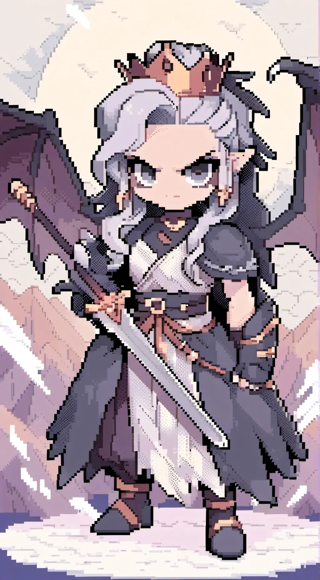 ai character: The chess queen  background