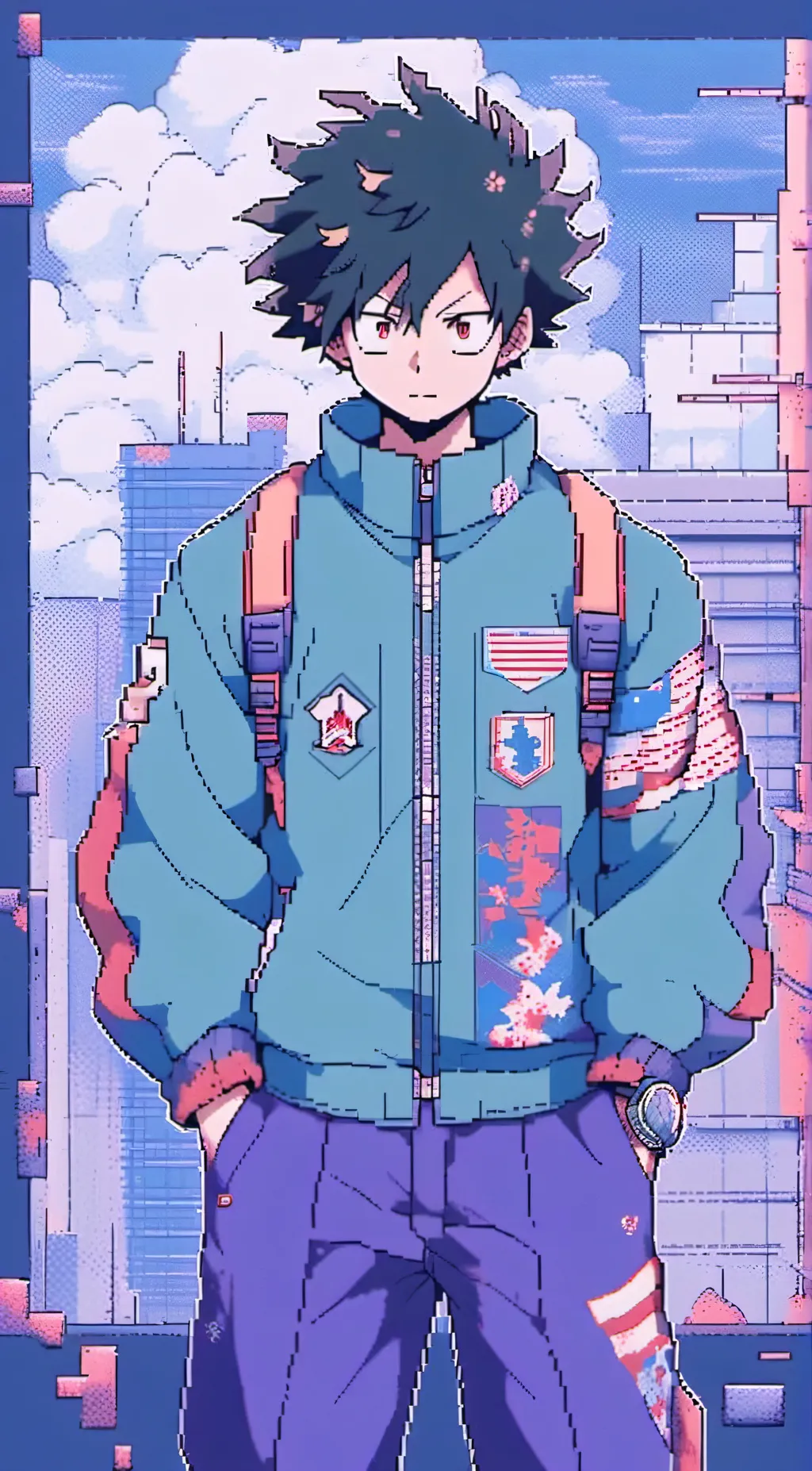 ai character: all of MHA background