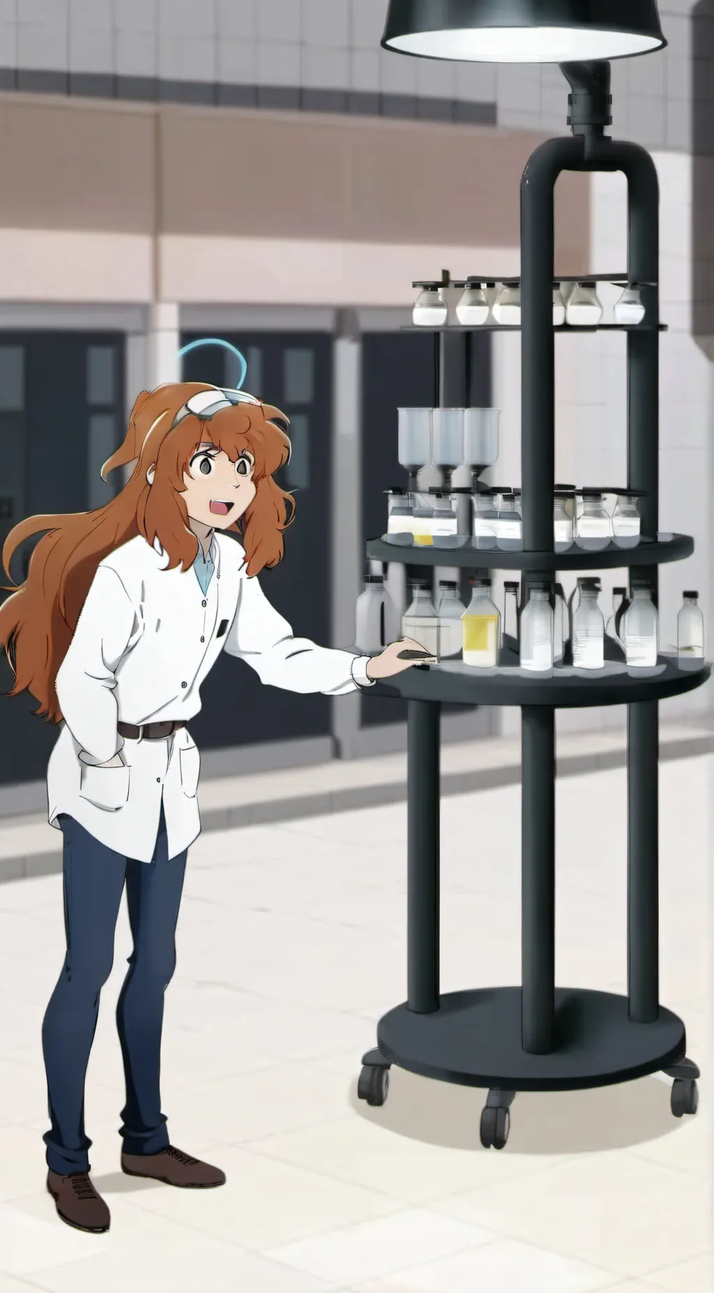 ai character: Lab tests  rp background