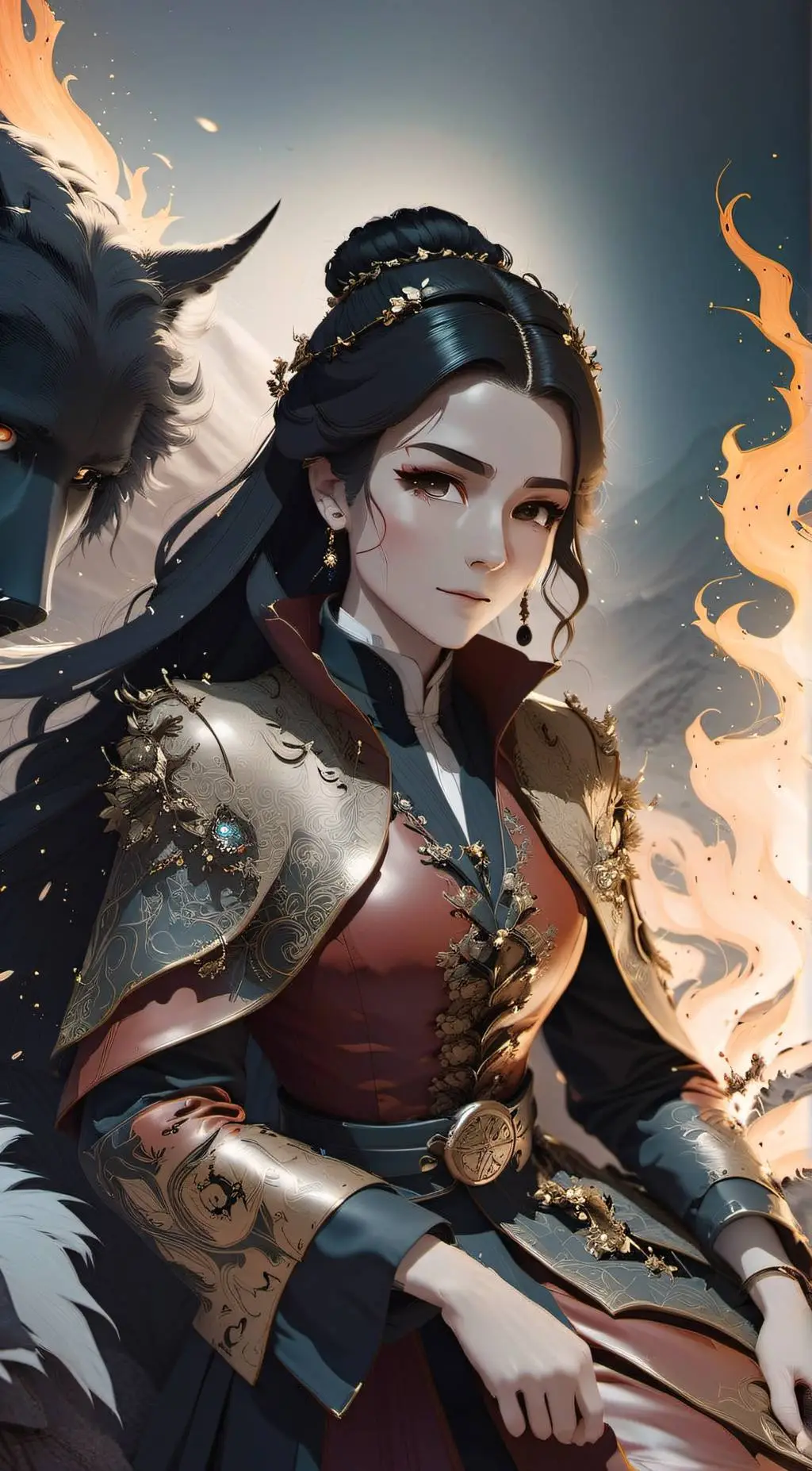 ai character: Izami background