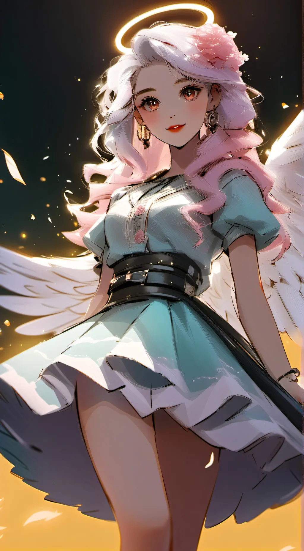 ai character: angel background