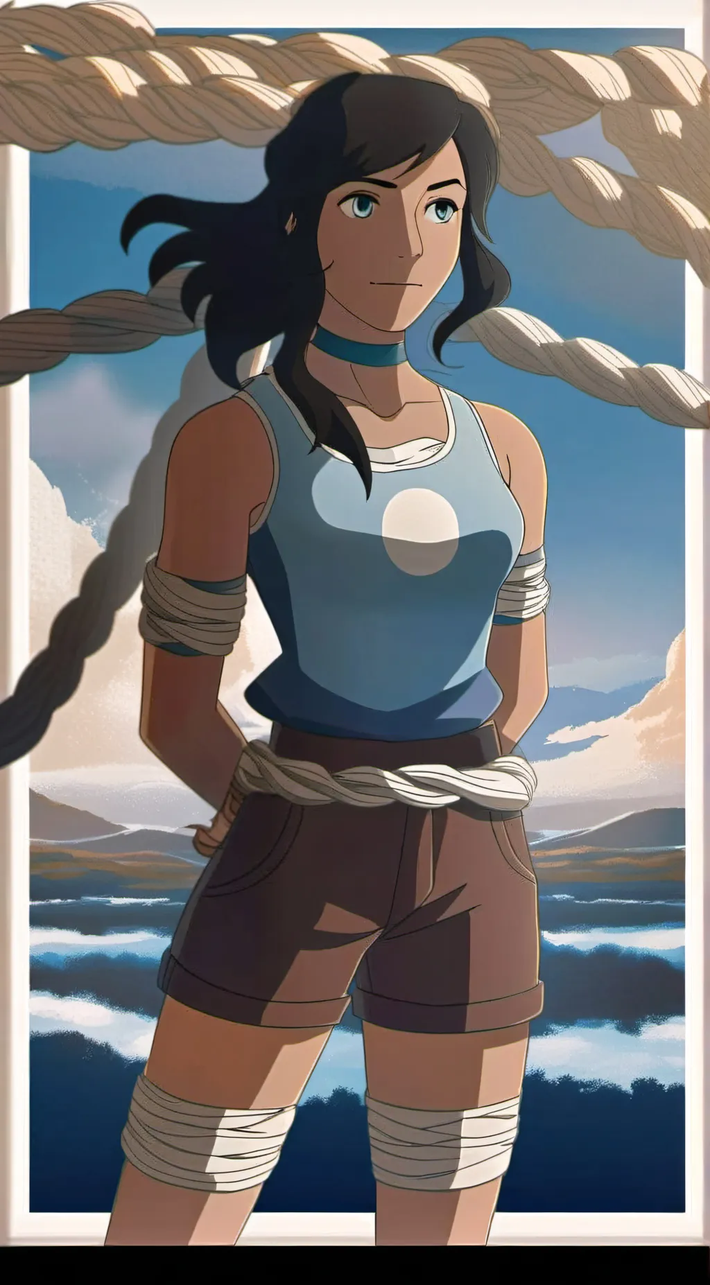 ai character: Aria background