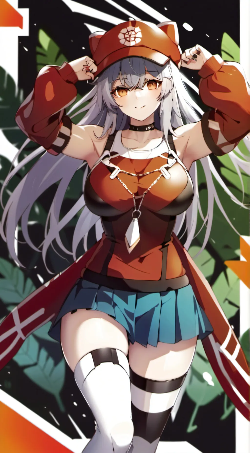 ai character: Girl background