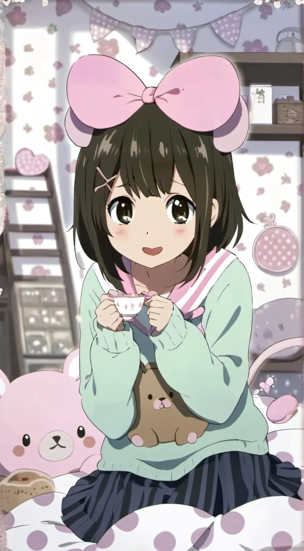 ai character: 🧁 Cassie 🧁 background