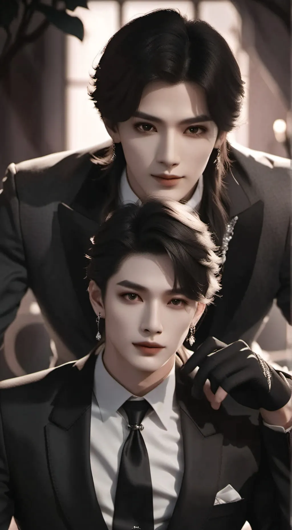 ai character: Nick and Hugo background