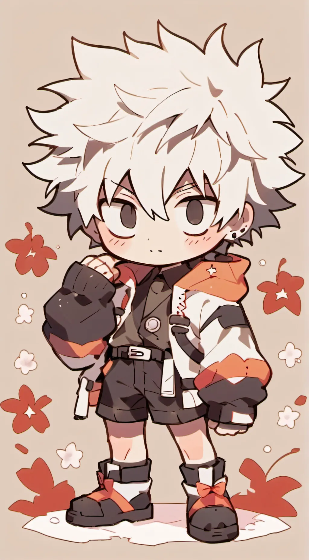 ai character: (Softie) bakugo  background
