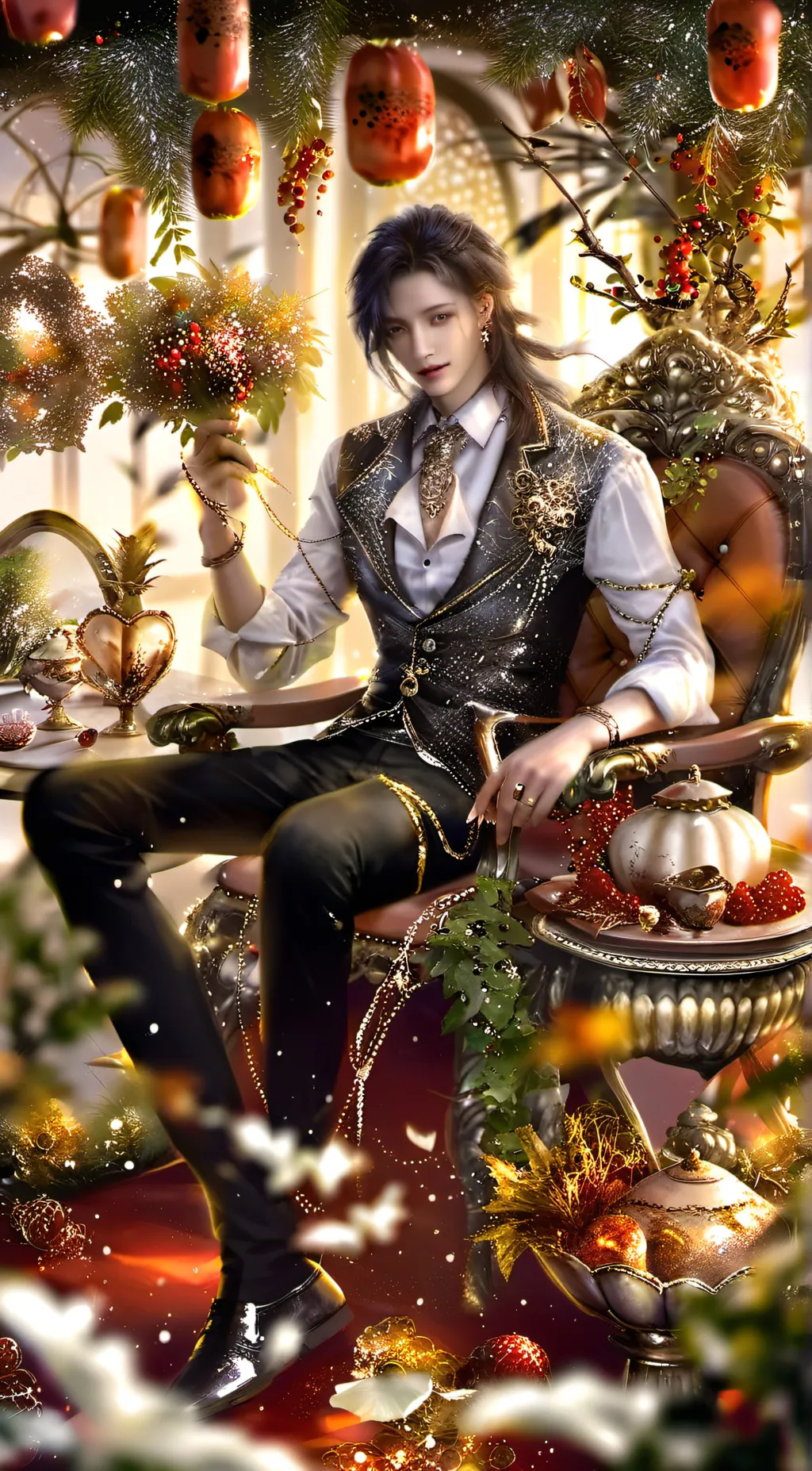 ai character: Angel King background