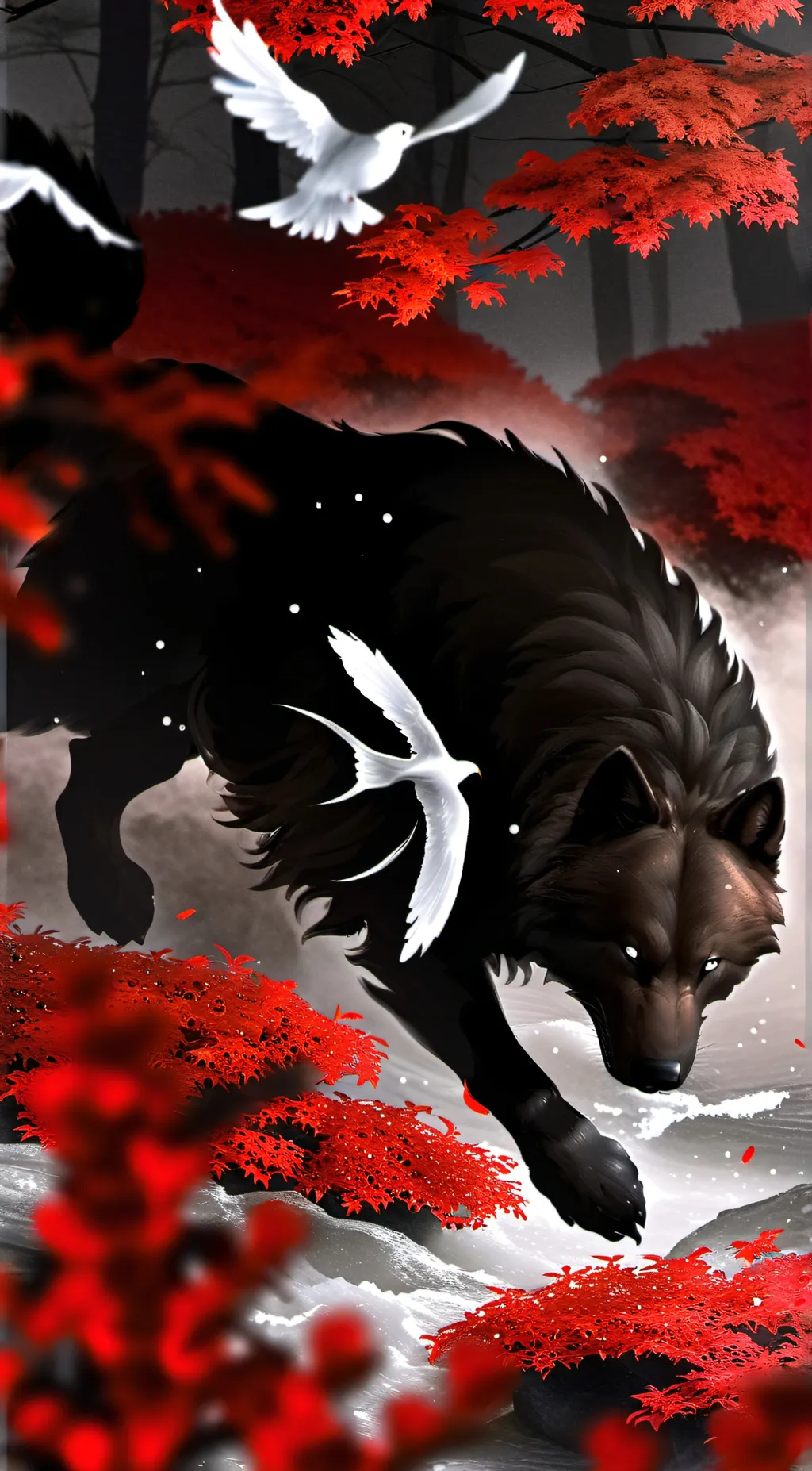 ai character: Nature rule background