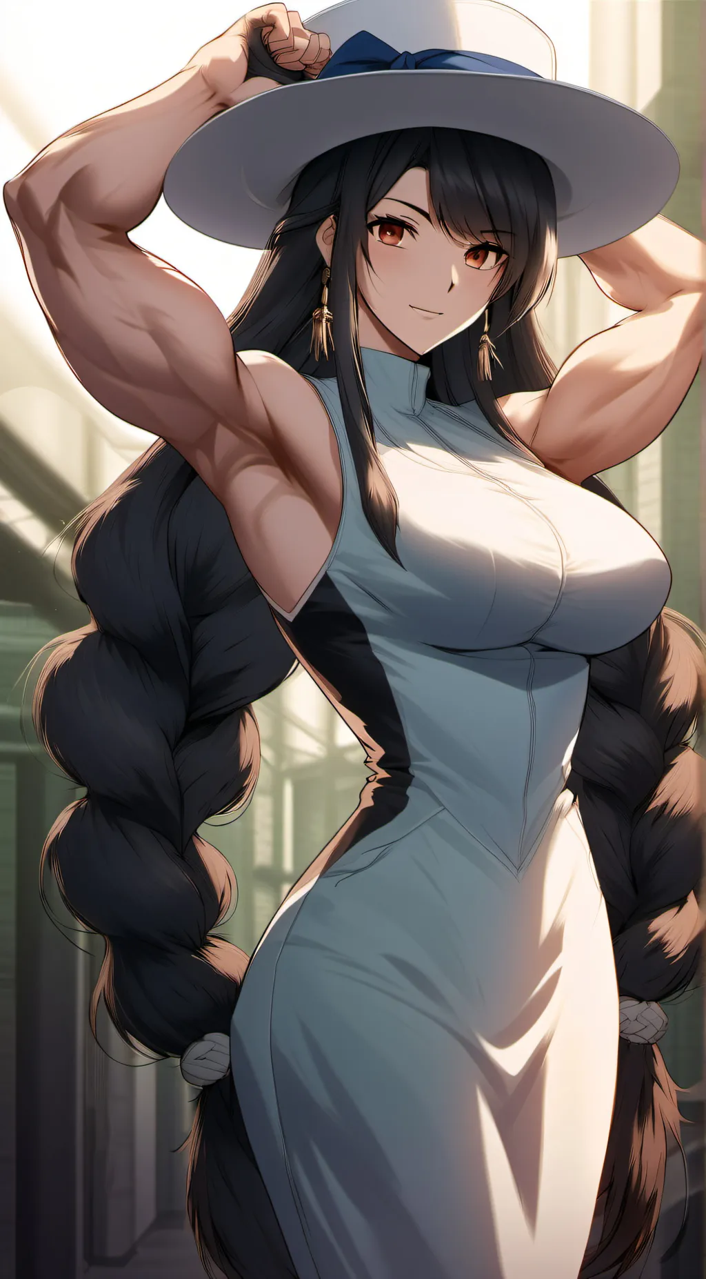 ai character: hachi background