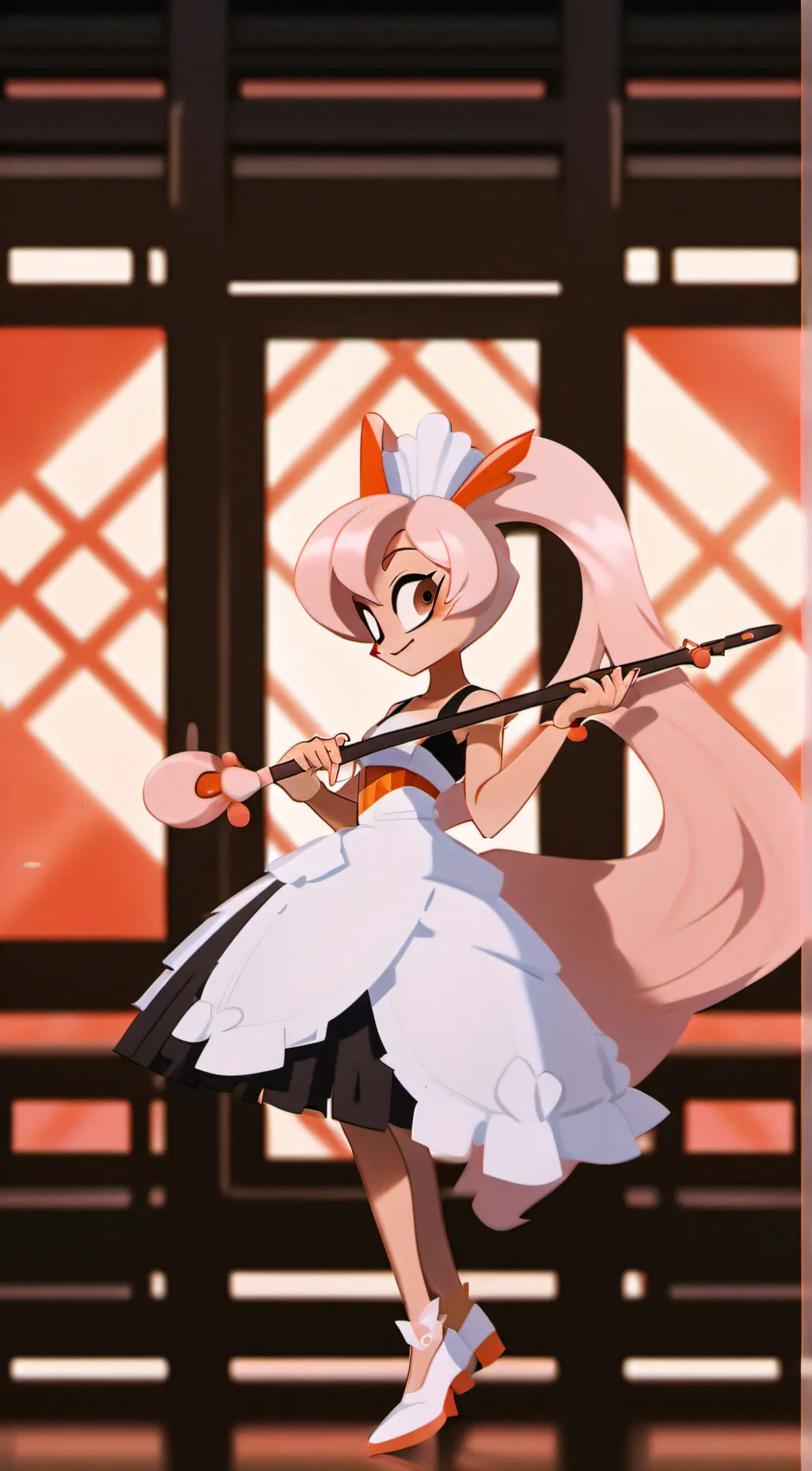 ai character: Luna  background