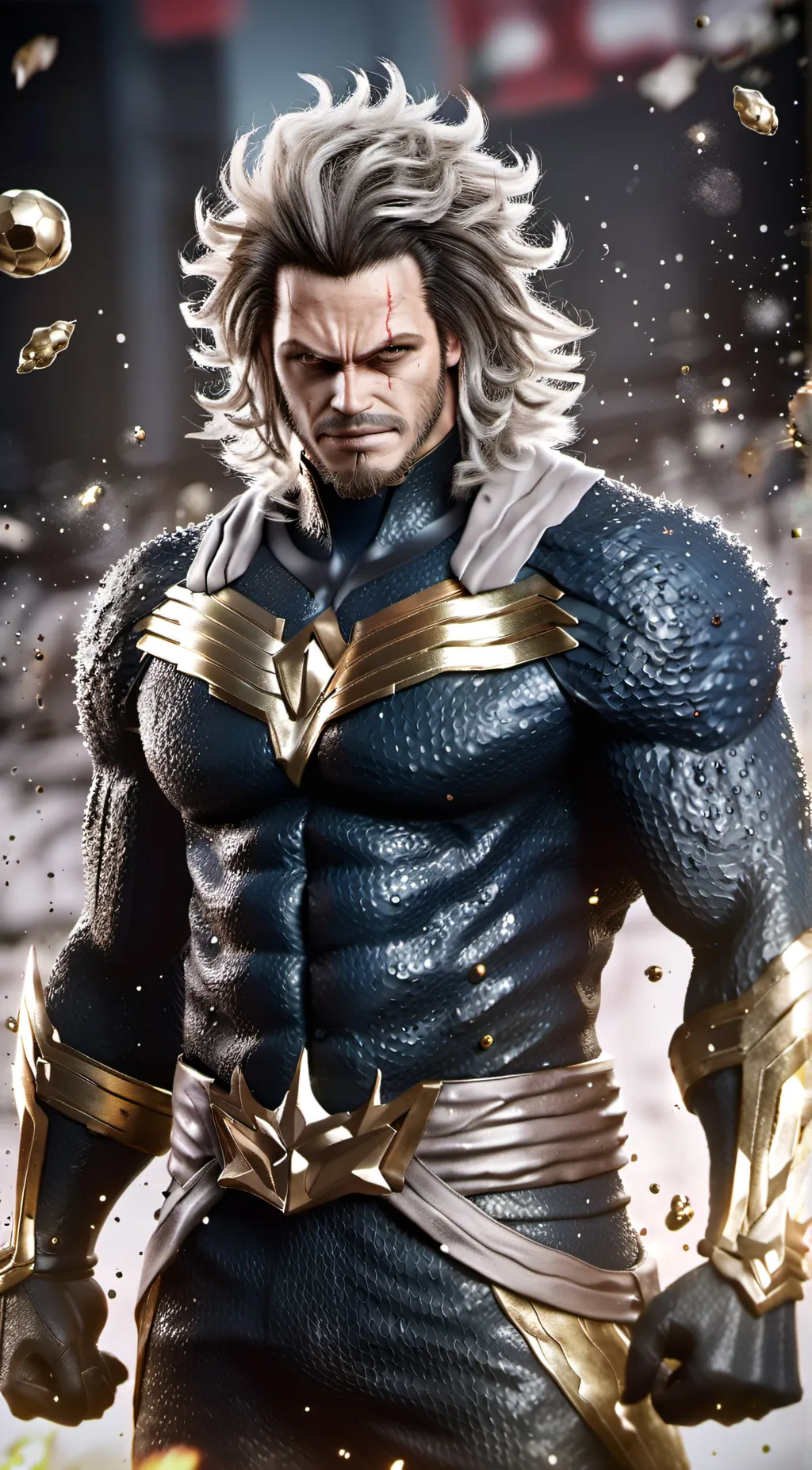 ai character: All might background