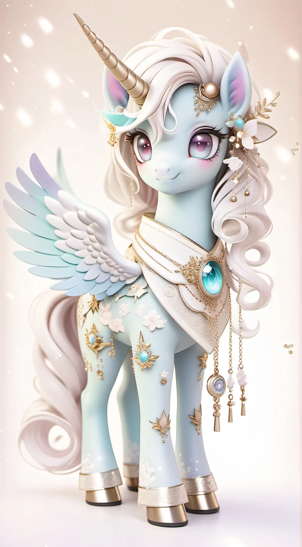 ai character: Flurry the Alicorn background