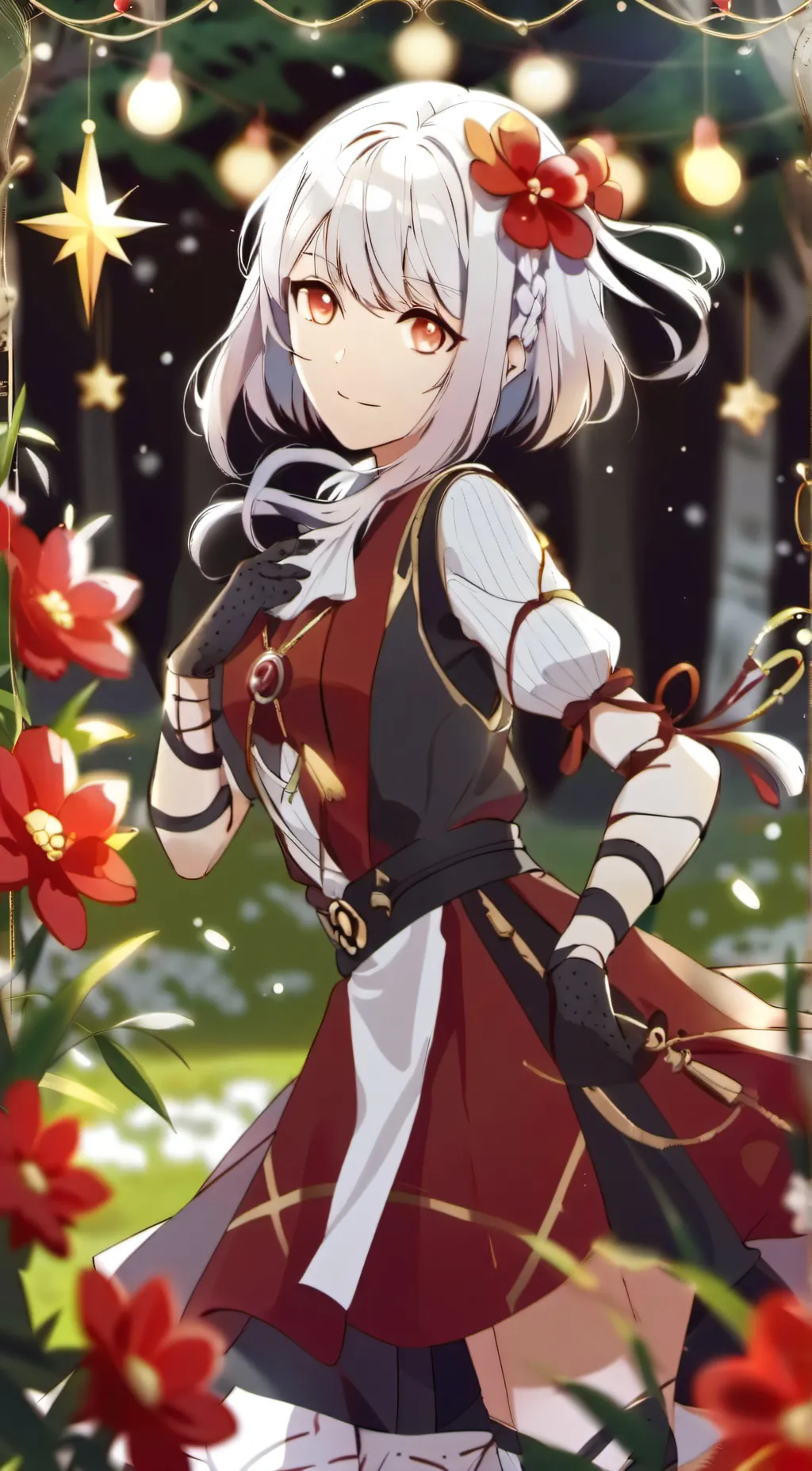 ai character: Snowie1 background