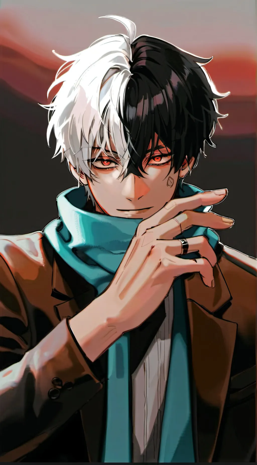 ai character: shoto todoroki background