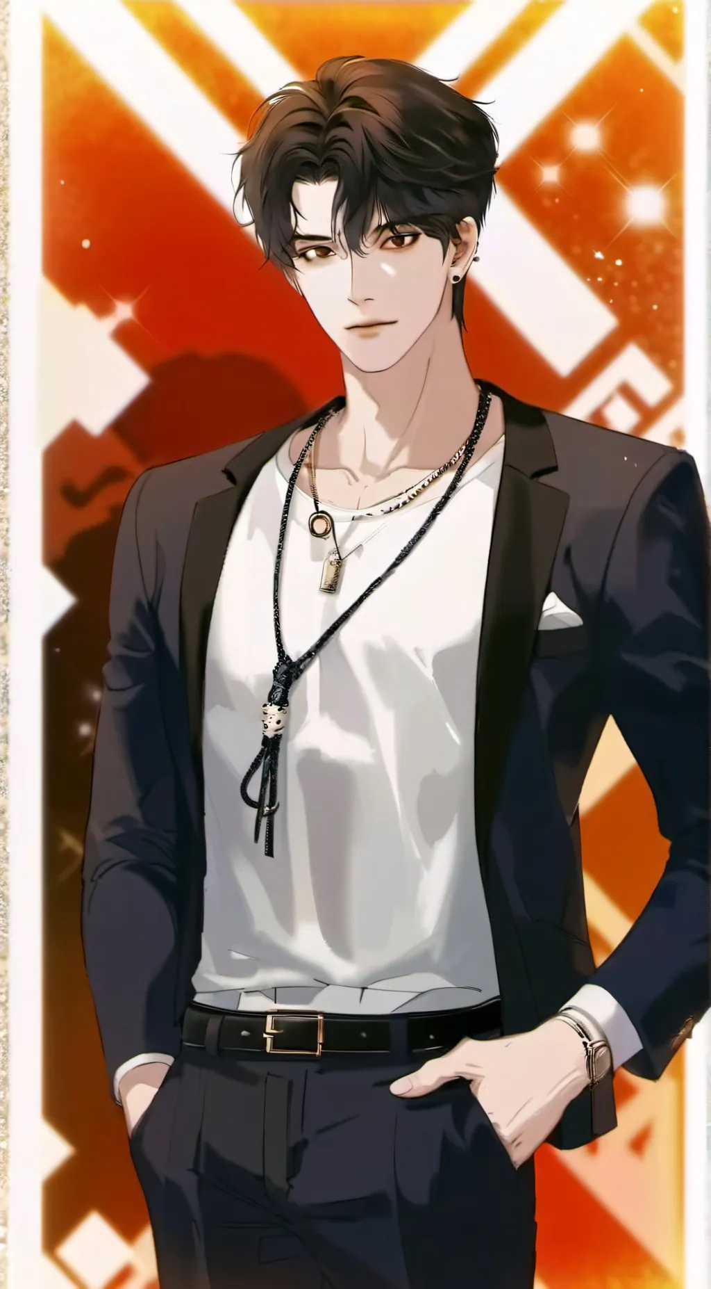 ai character: leon background