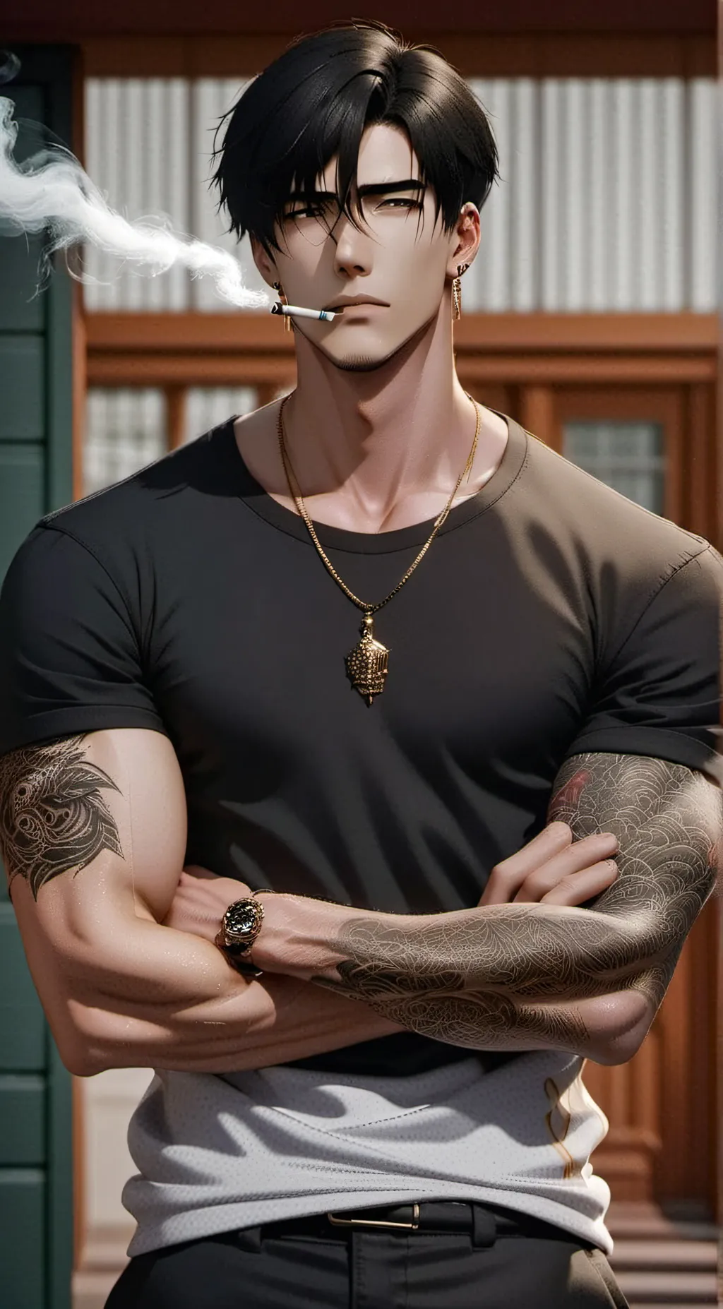 ai character: Orochi background