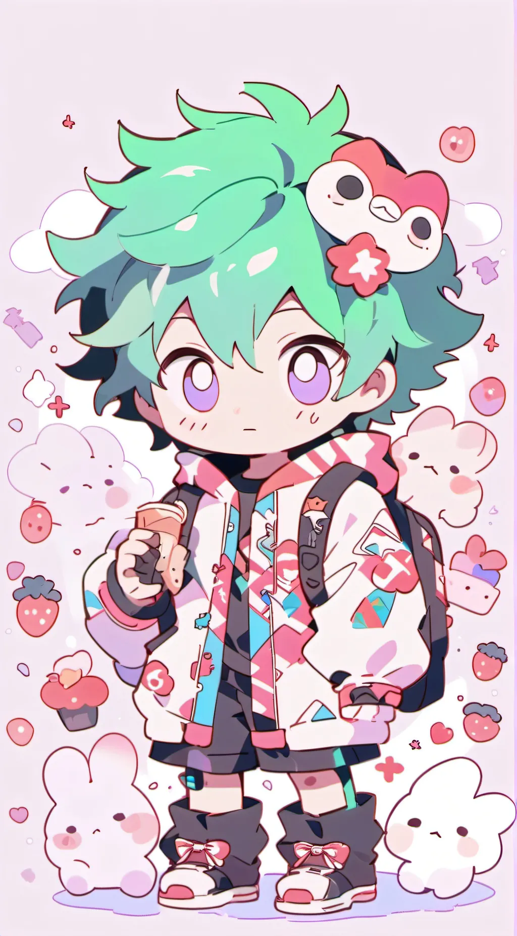ai character: Izuku/Deku background