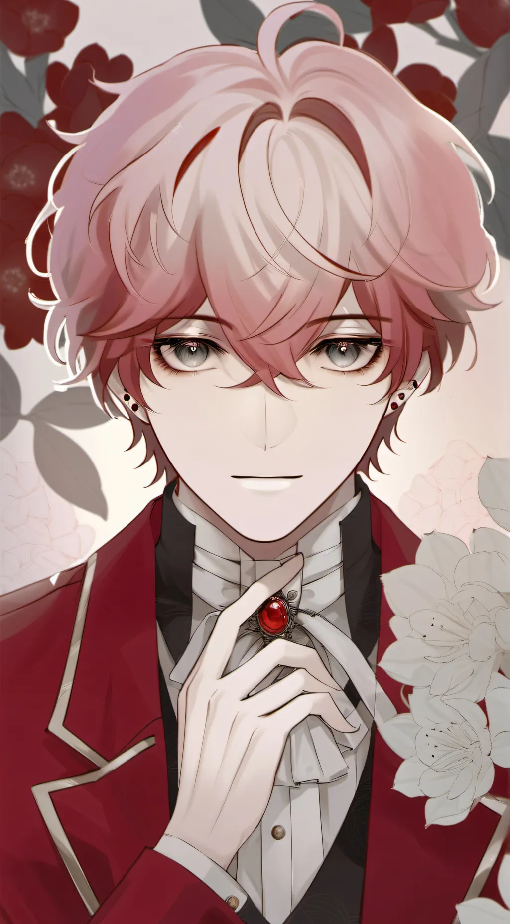 ai character: ~Red~ background