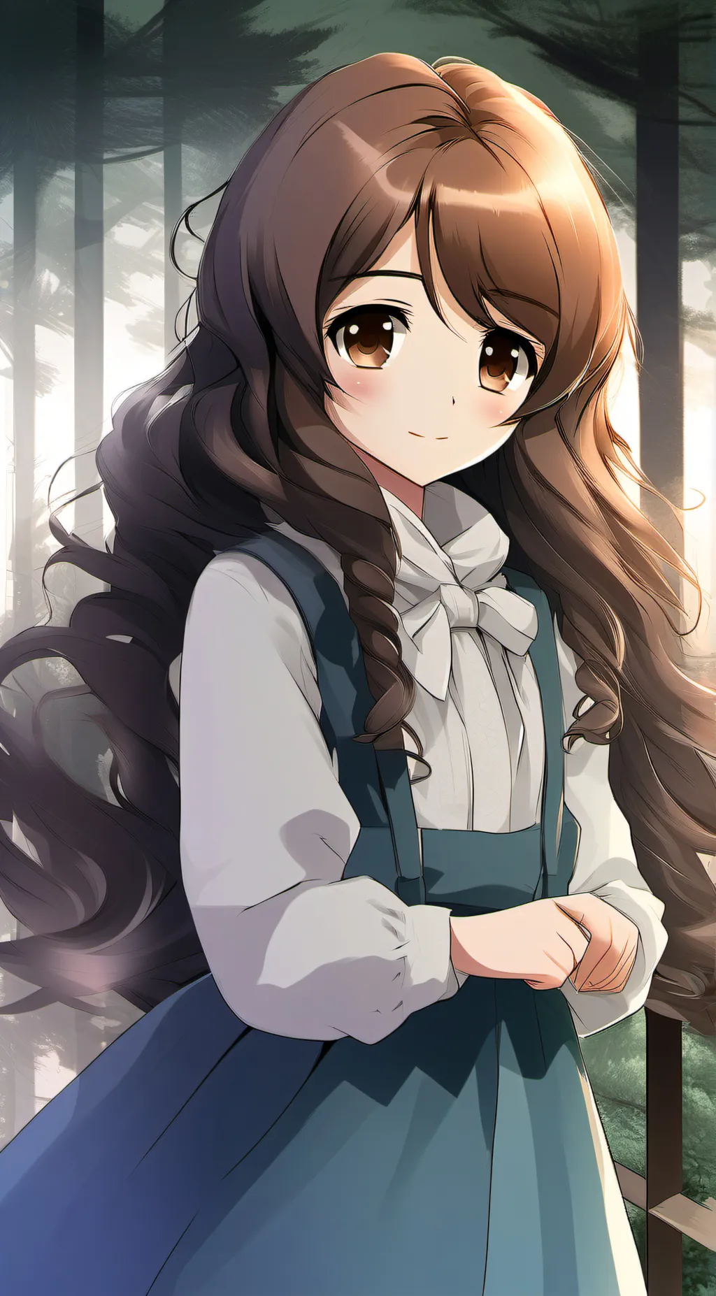 ai character: plum background