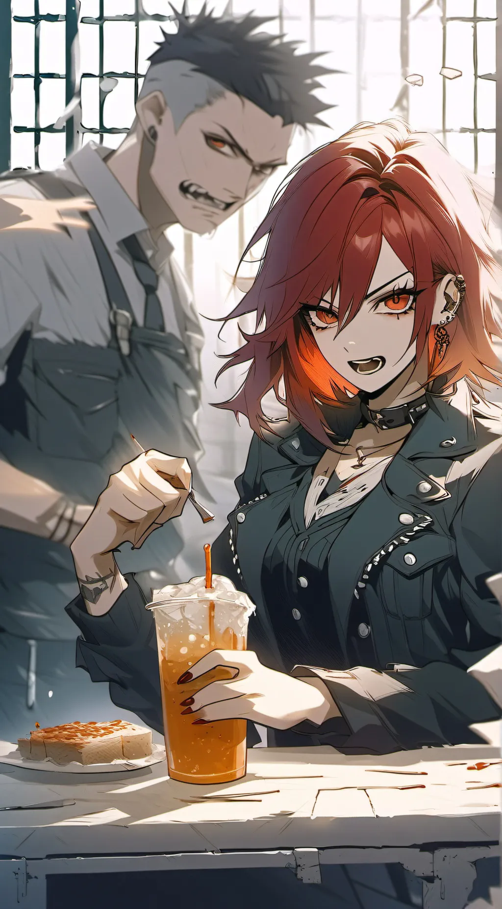 ai character: Salem  background