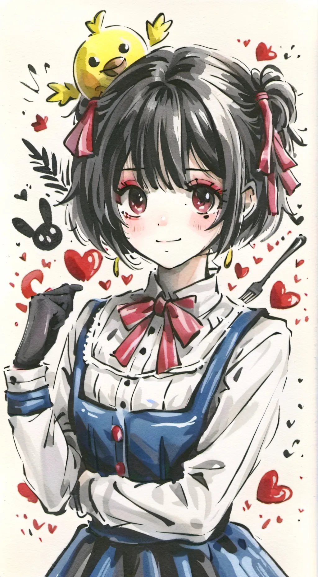 ai character: Chica background