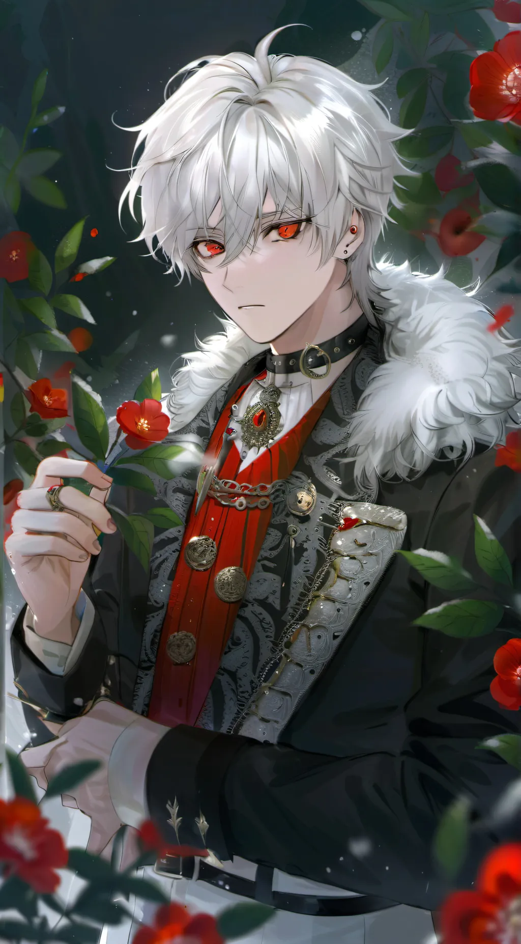 ai character: Damon  background