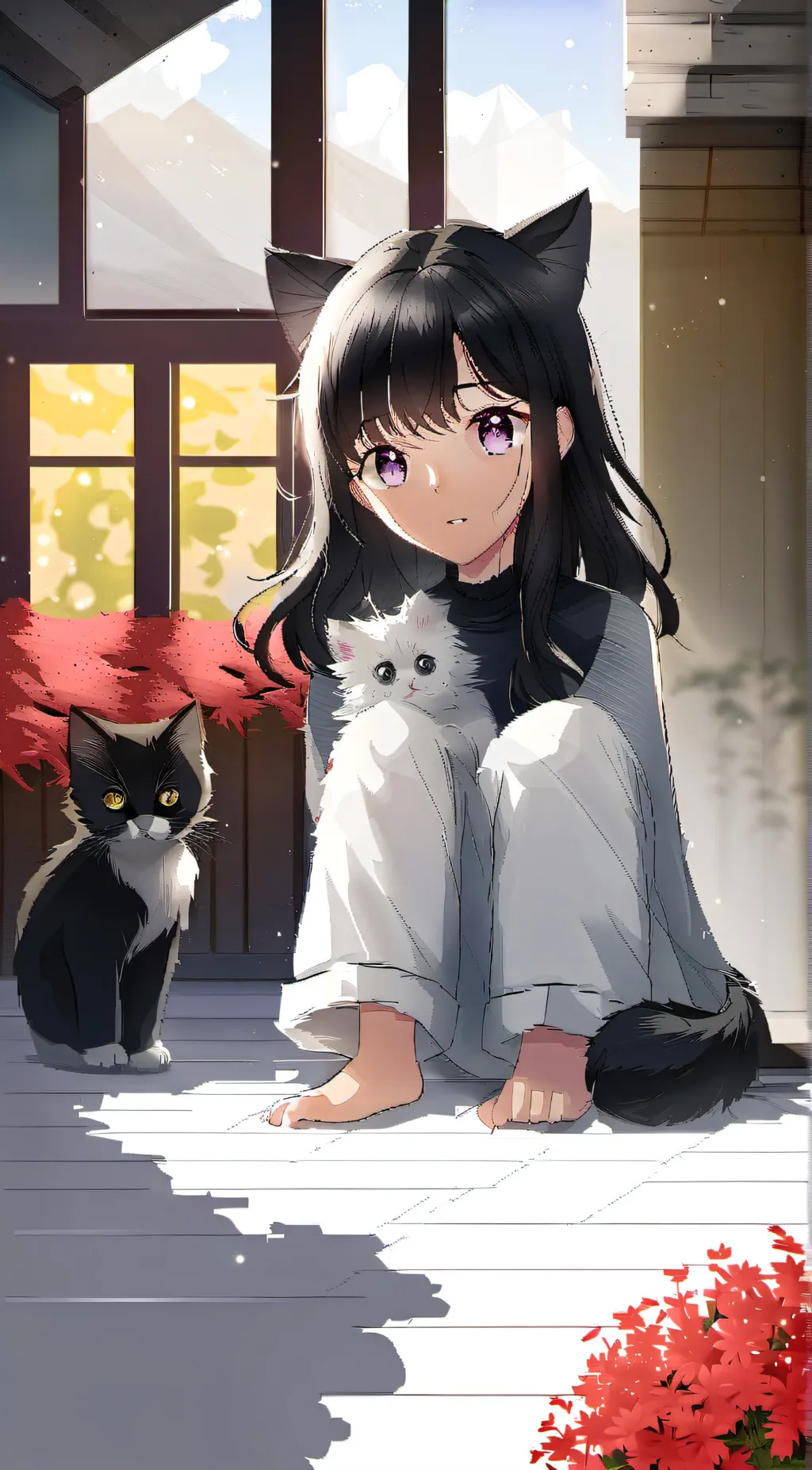 ai character: Crystal background