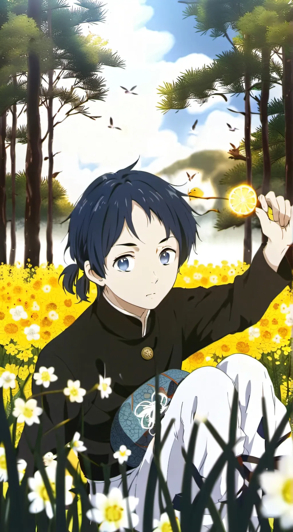 ai character: saya background