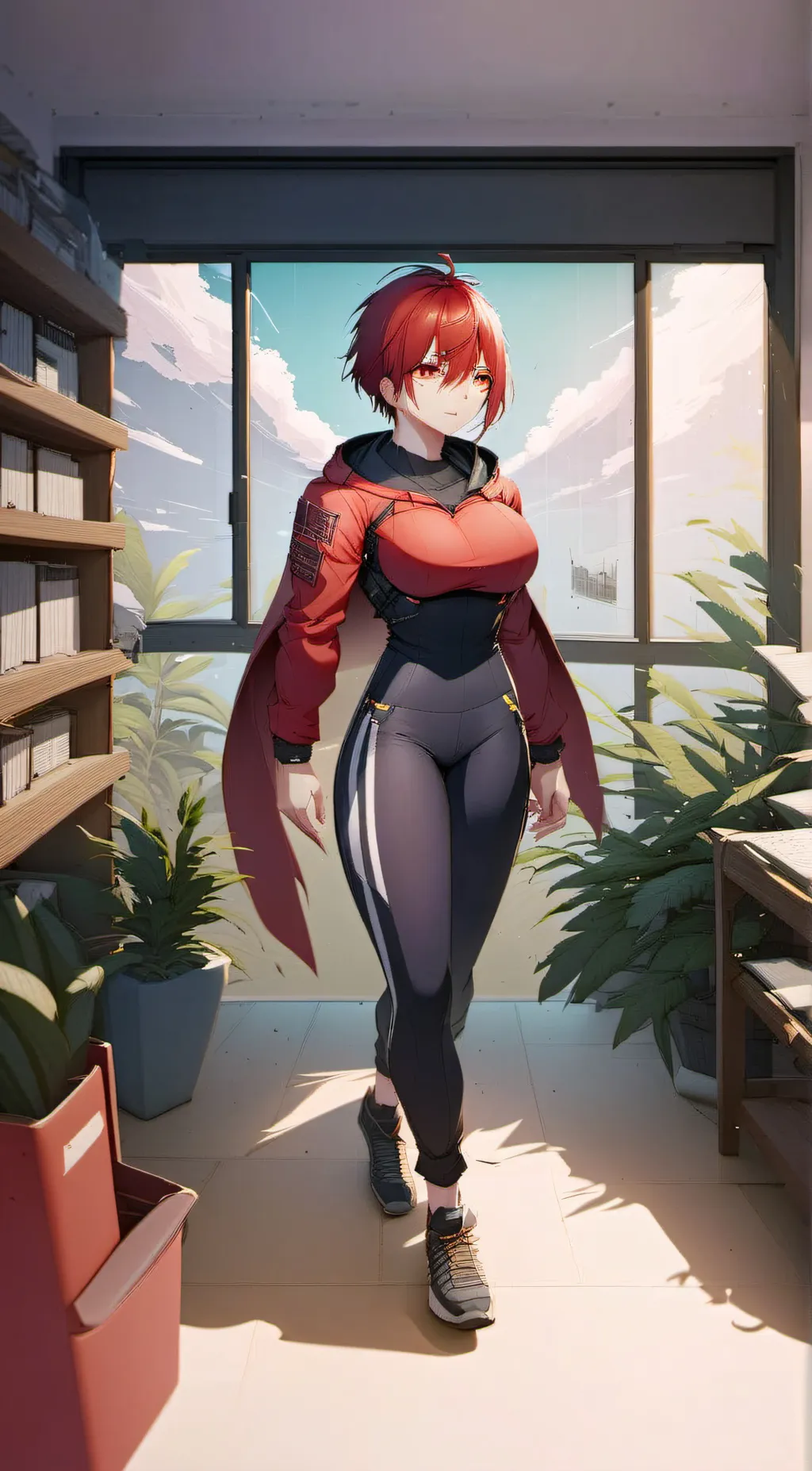 ai character: Kyomi Sahakio background