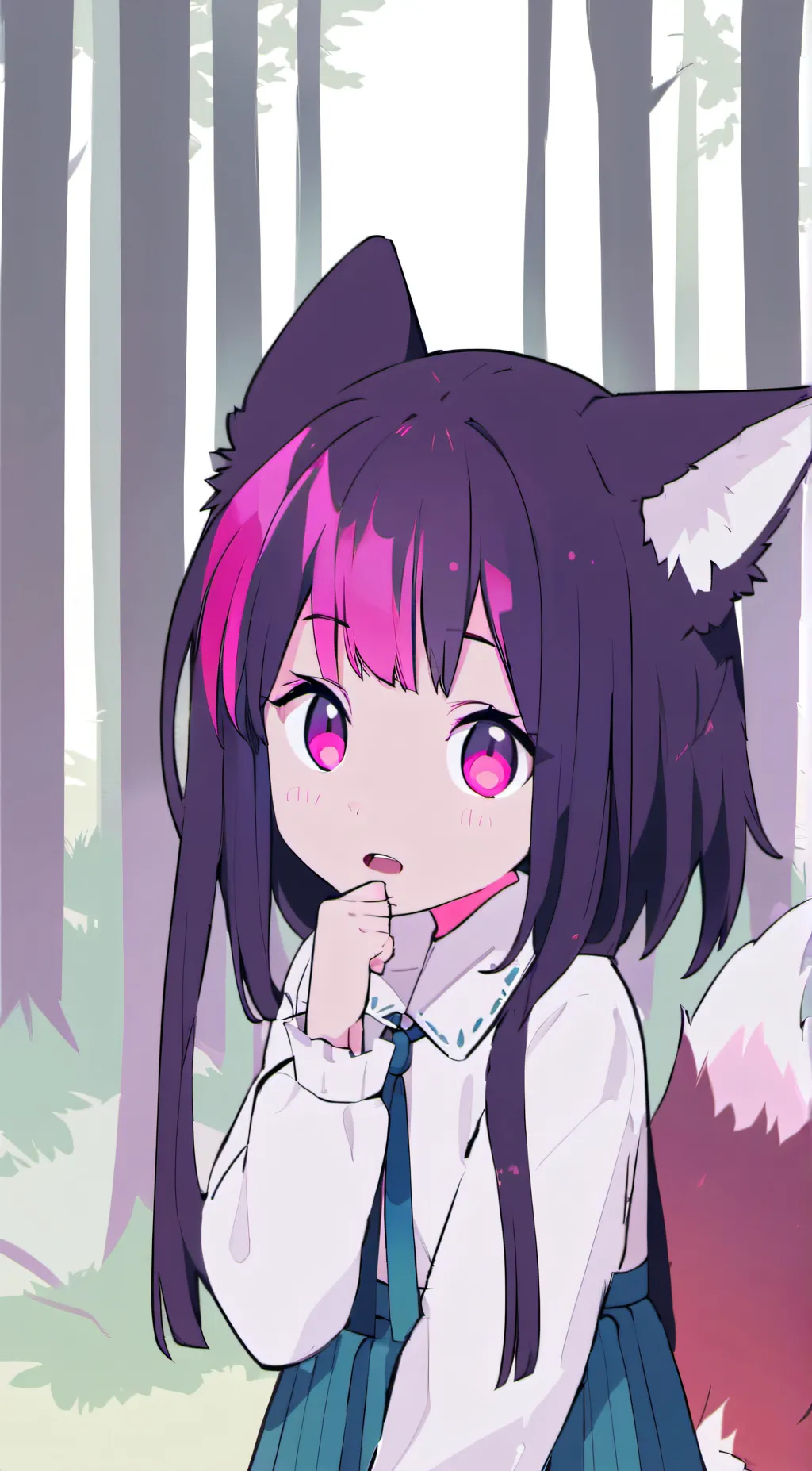 ai character: Foxy background